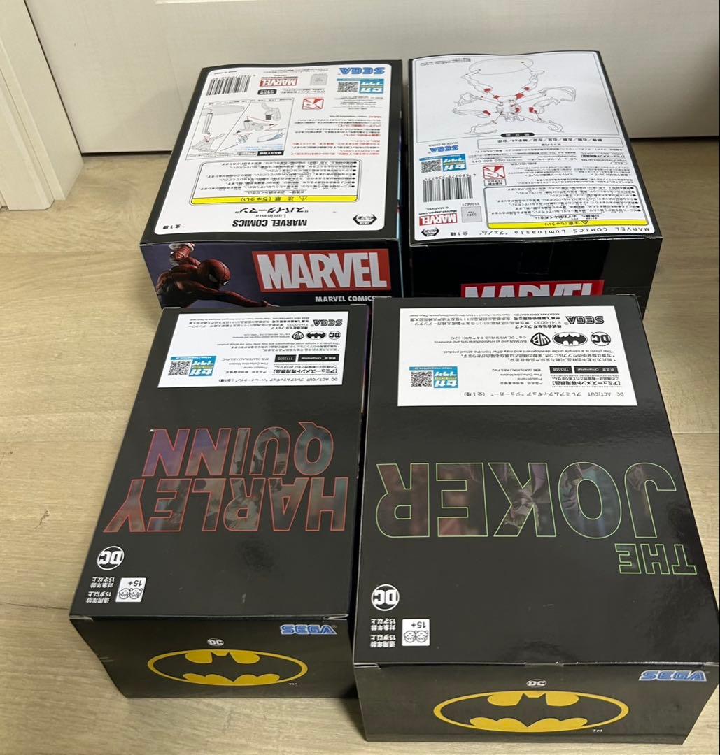 MARVEL COMICS フィギュア　4種セット