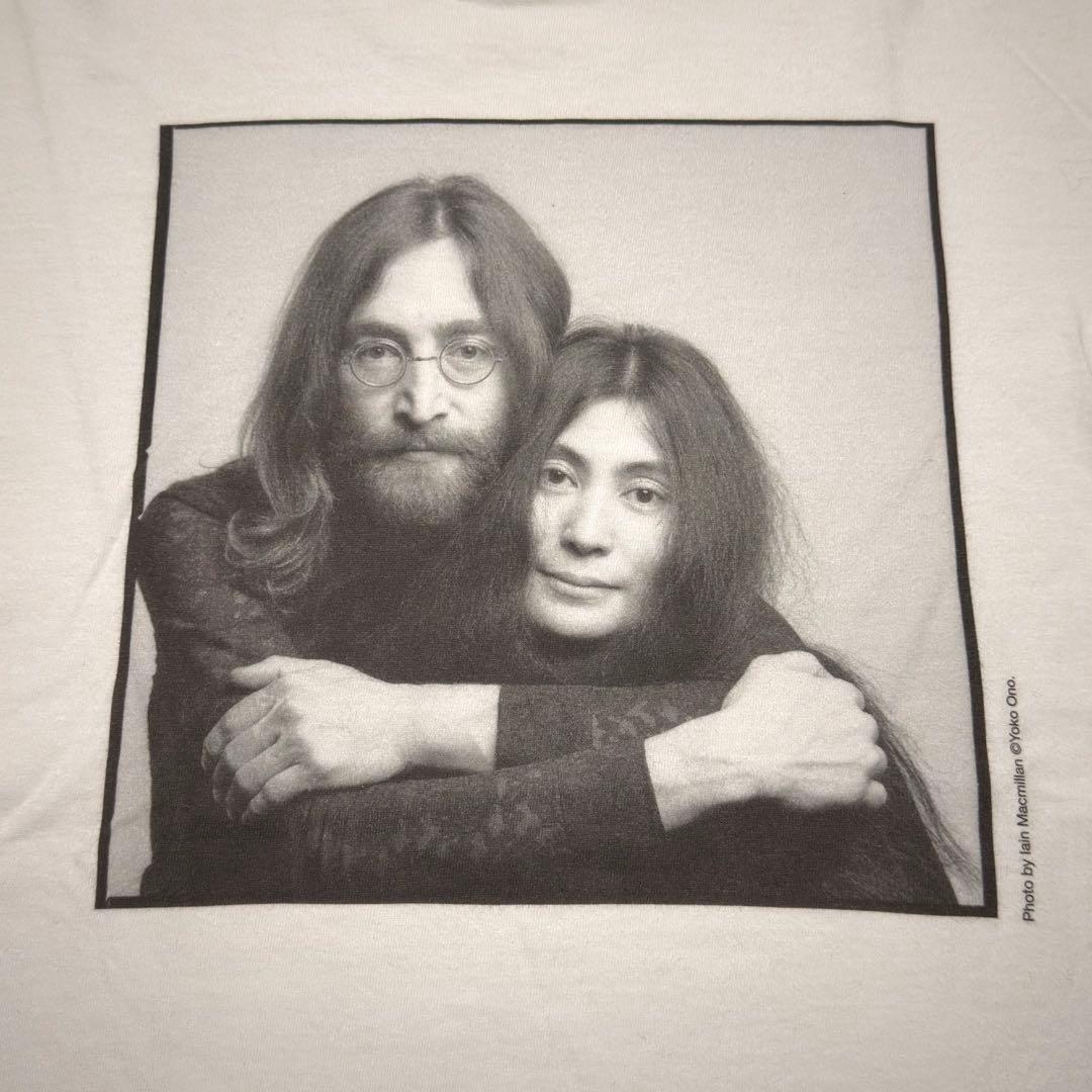 激レア ジョンレノン & オノヨーコ公式限定フォトTシャツ希少アートムービー