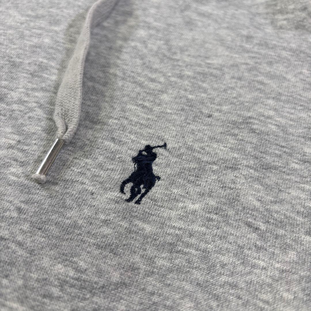 美品　ポロラルフローレン　ゆったり　ポニー刺繍　パーカー　フード　ワンピース