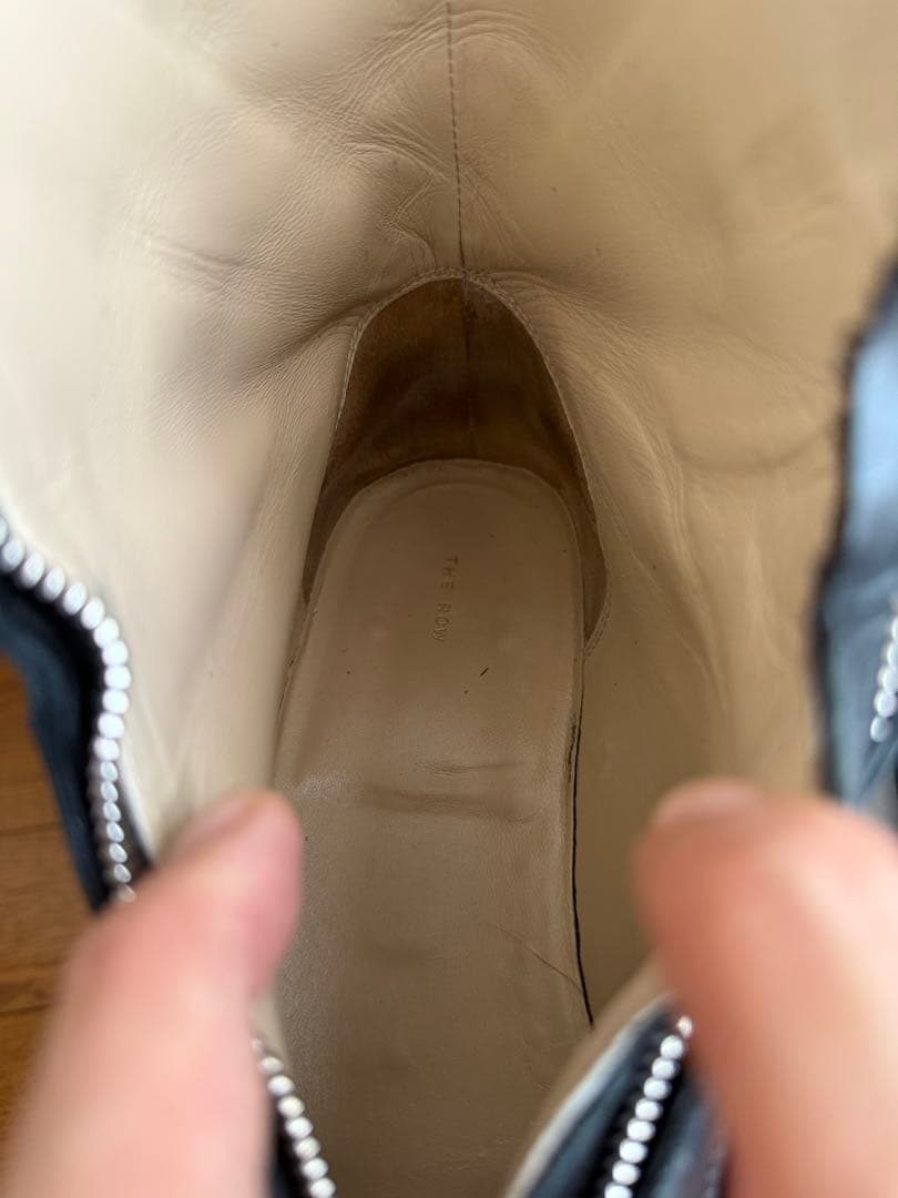 THE ROW Zipped Boot 39 ブラック