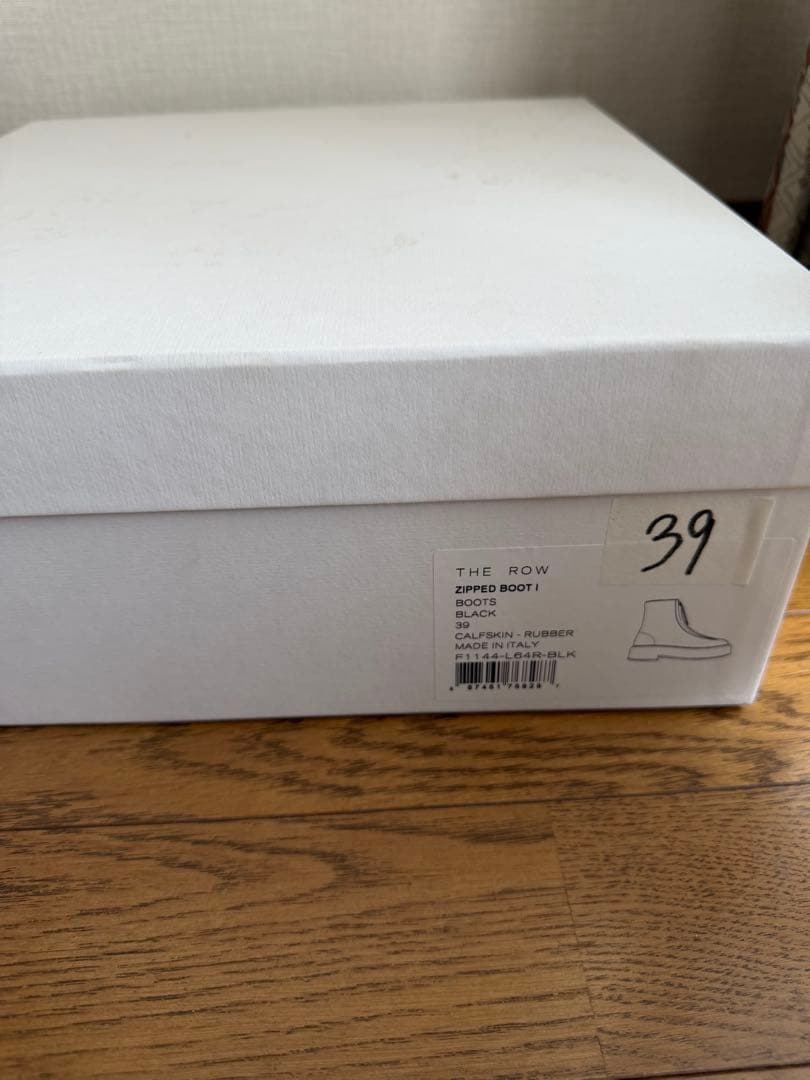 THE ROW Zipped Boot 39 ブラック
