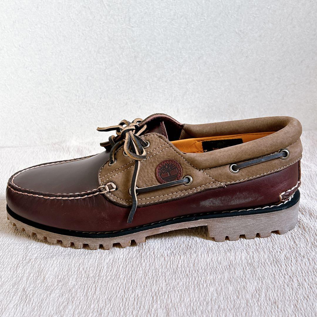 ✨未使用級✨ 【Timberland】 デッキシューズ 3eye バーガンディ