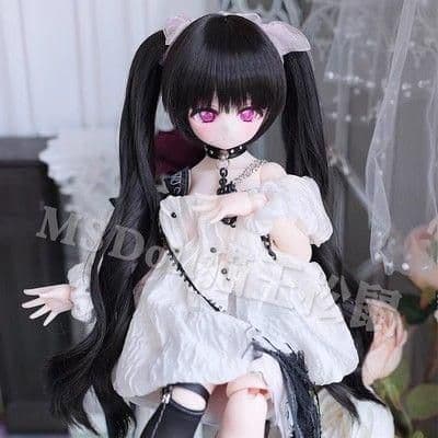 AX572 BJD 1/3 人形 ドール　用ウィッグ カツラ 耐熱 ハンドメイド