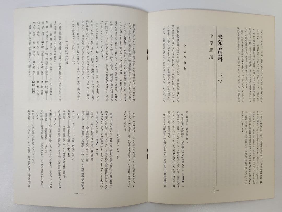 麥書房刊 復刻版 総限定400部 中原中也『山羊の歌』別冊付き 箱付き 稀覯本