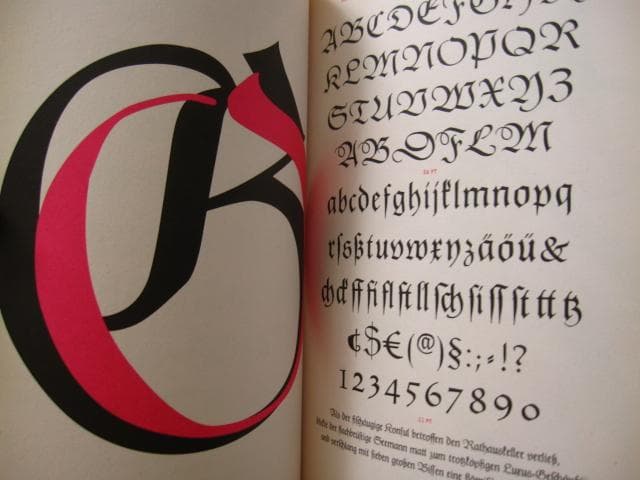 Fraktur Mon Amour　Judith Schalansky
