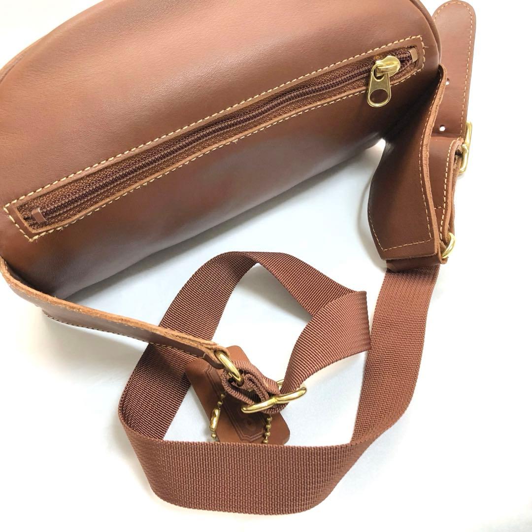 希少✨　COACH オールドコーチ　ボディバッグ　ウエストポーチ　ブラウン