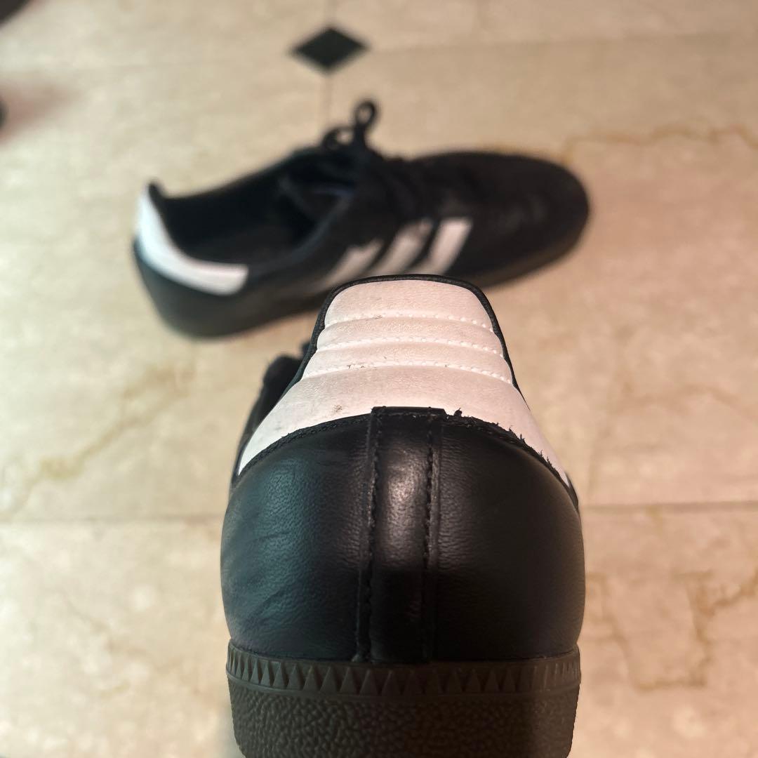 25.5cm Adidas Samba ブラック/ スニーカ