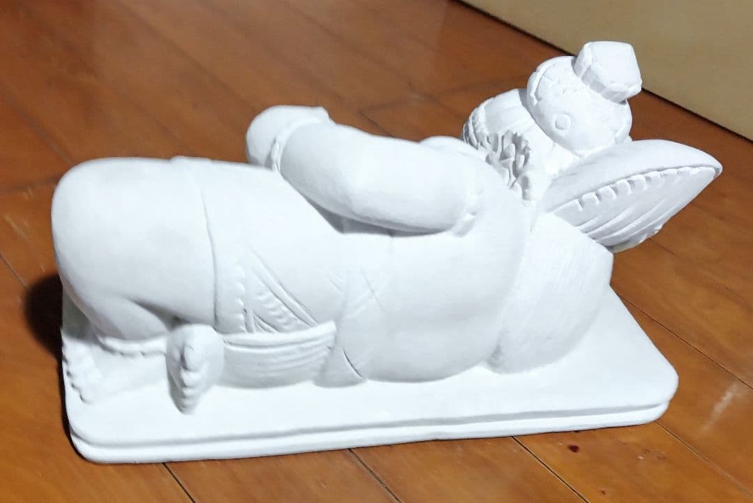 バリゾウの石像 パラスストーン手作り彫刻 高さ22cm重量12.5kg 置物