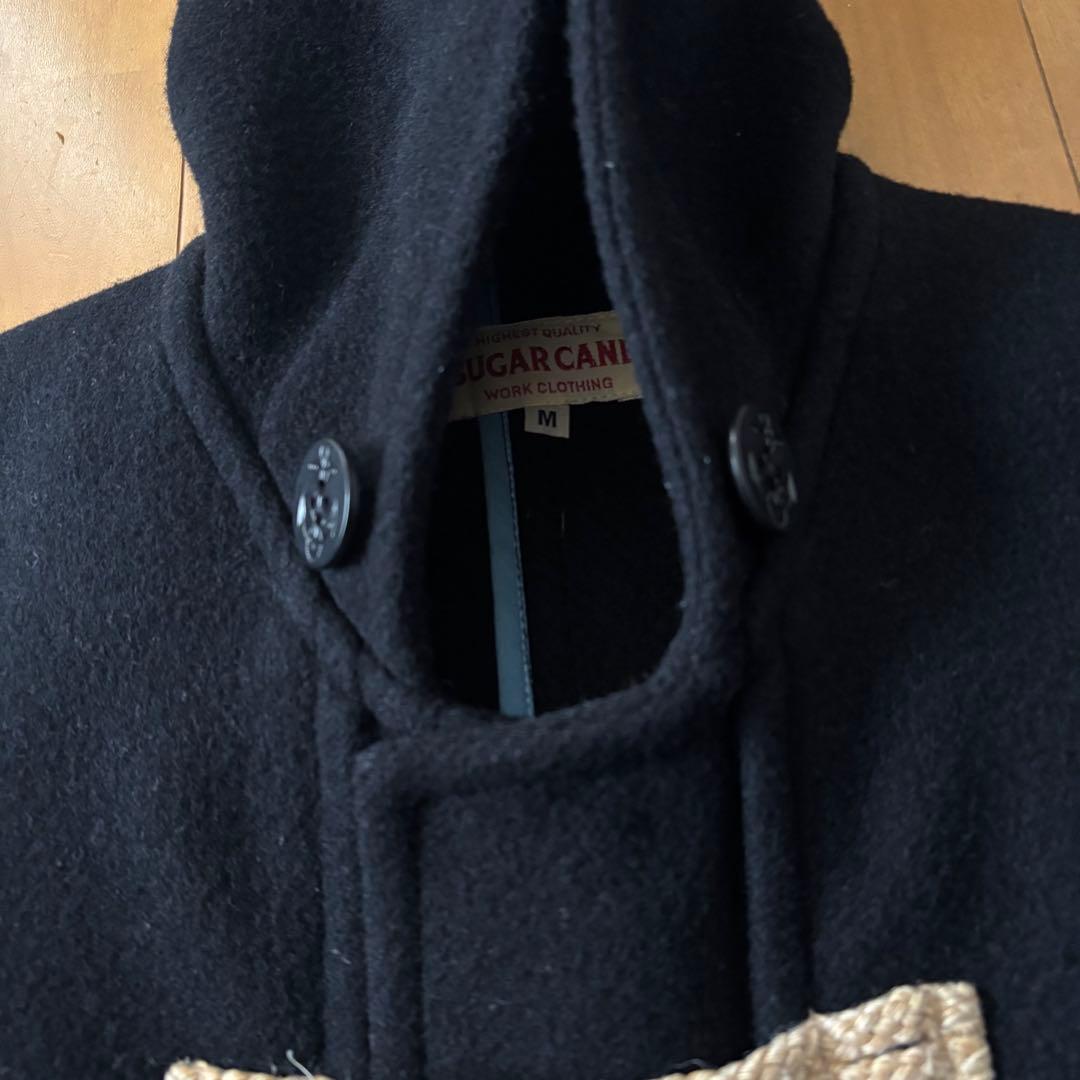 ジャケット・アウター SUGAR CANE wool duffle coat BLK