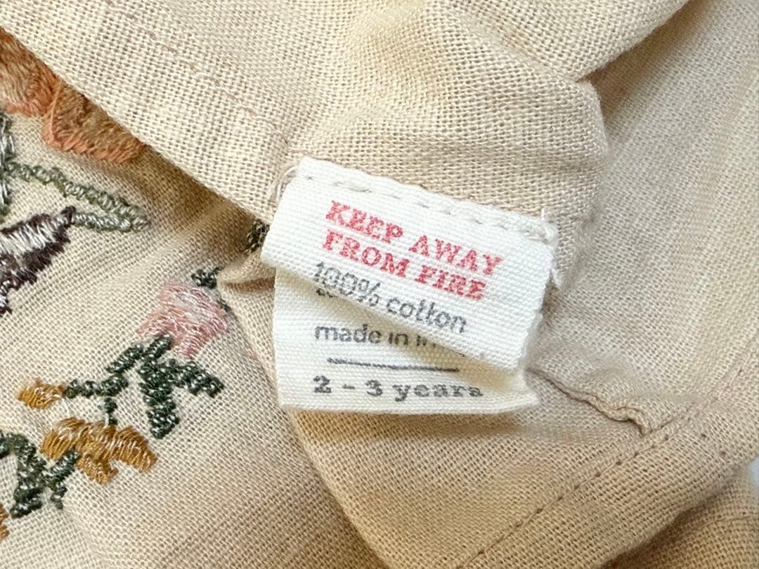 apolina 刺繍　ワンピース 2-3y Mia dress
