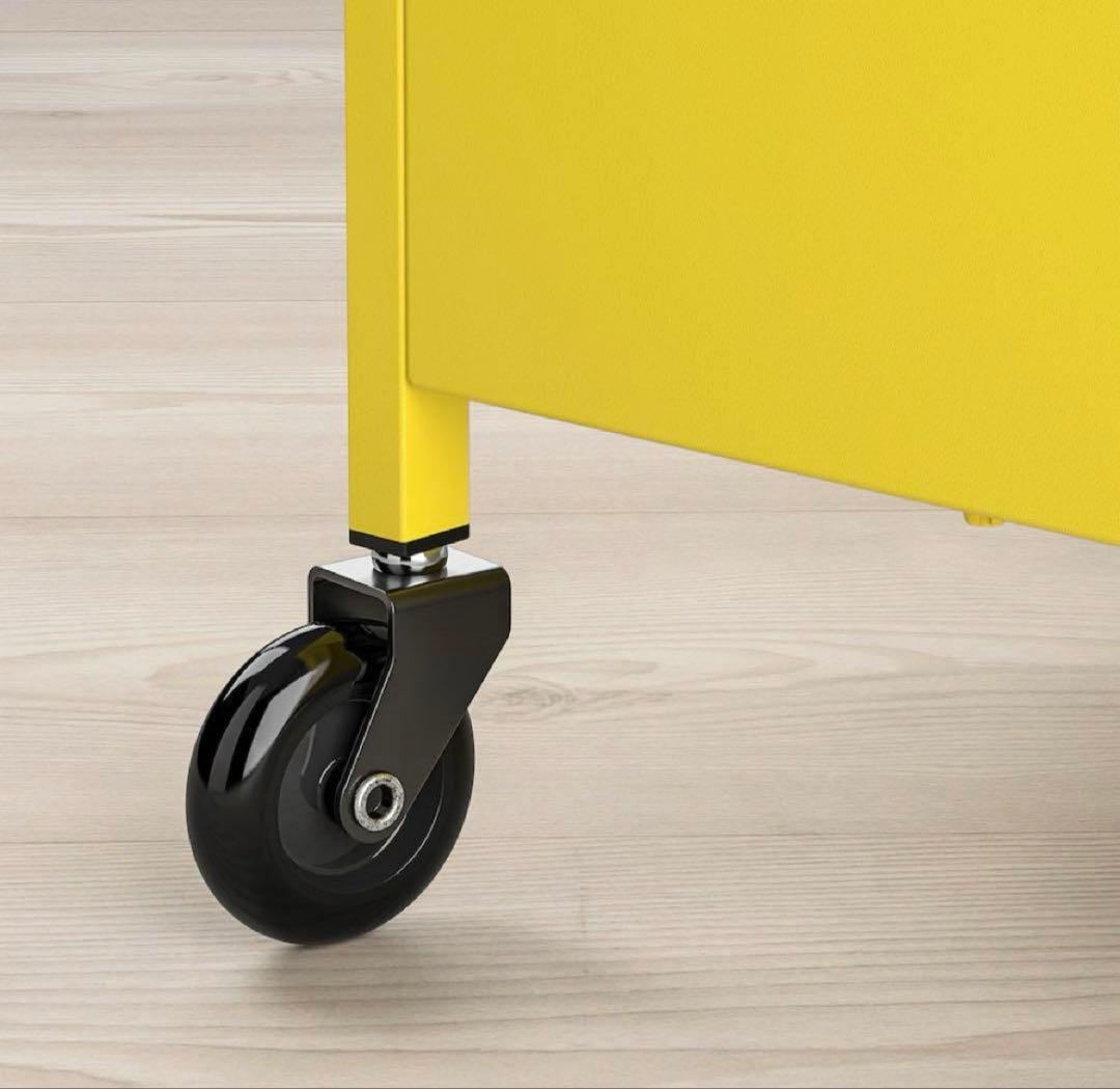 新品　未開封IKEA イケア　ニッサフォース キッチンワゴン　ブライトイエロー