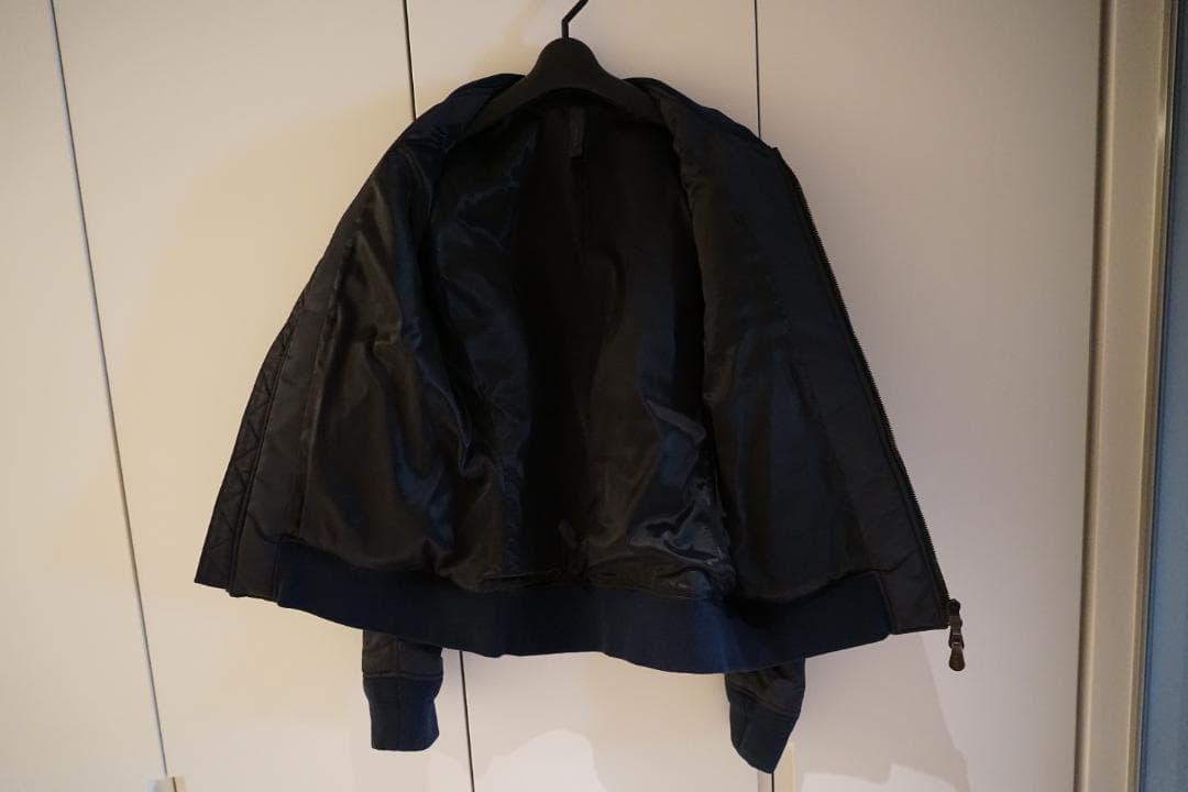 wjk ny27e-MA-1 フライトジャケット Lサイズ ririジッパー