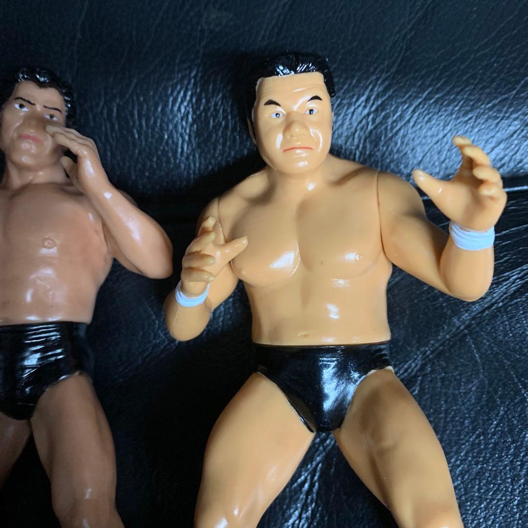 プロレスフィギュアアントニオ猪木坂口征二藤波辰巳セットチャンピオンベルト付き