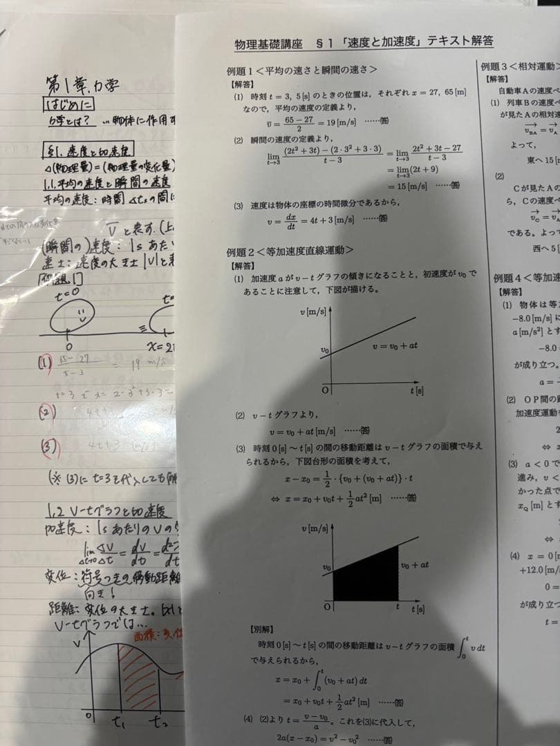鉄緑会 高2 物理 問題集 教科書 授業資料
