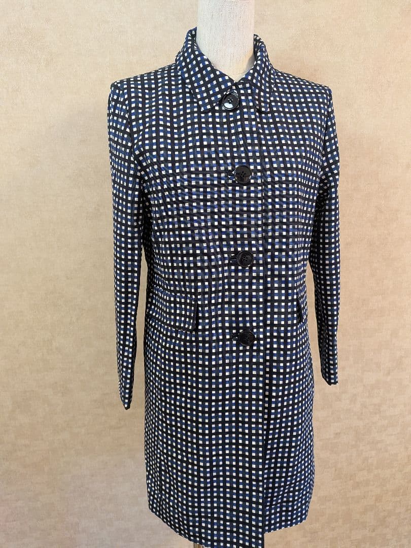 マックスマーラ　MaxMara　リバーシブルロングコート　スプリングコート