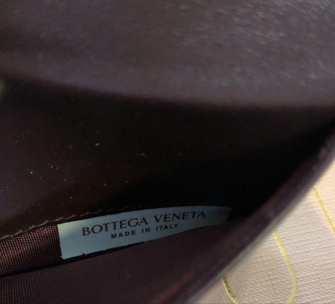 BOTTEGA VENETA ダークブラウン 三つ折り財布