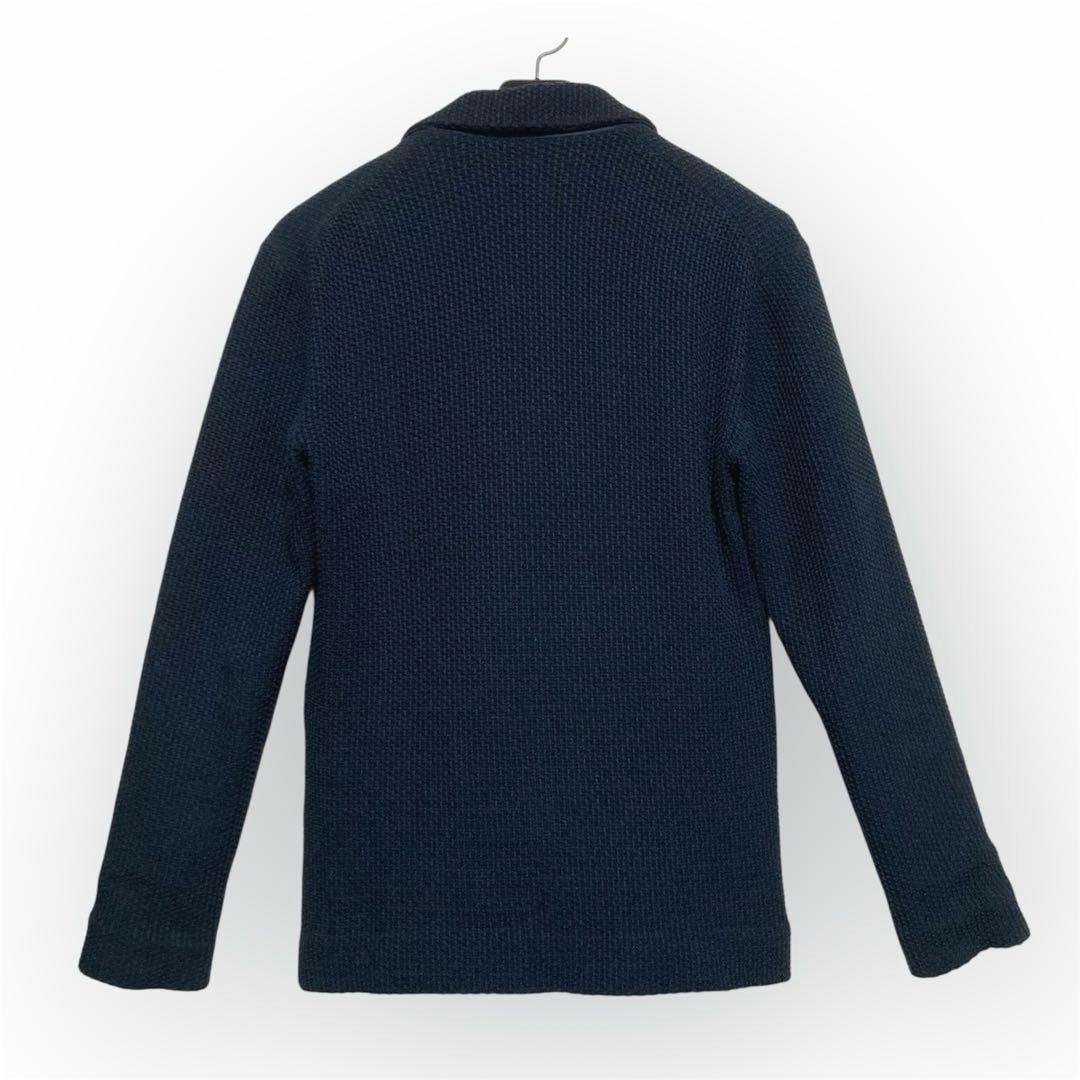 美品 JOSEPH HOMME ミックスコットン テーラードジャケット ネイビー