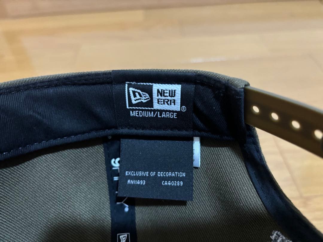 New Era × Schott コラボ 9FIFTY スナップバック Bロゴ