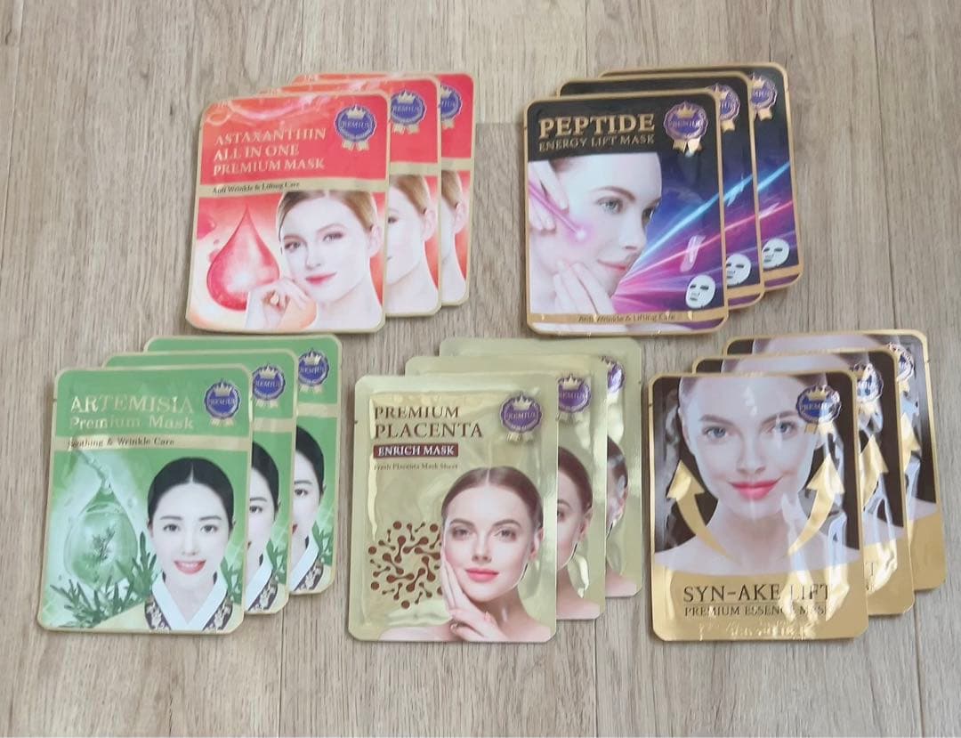 ★新品・未使用★エニシーグローパック 10回分+おまけフェイスパック15個付