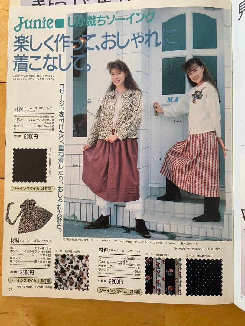 Junie 1986年11月号