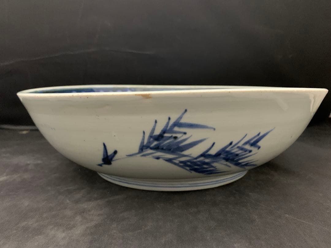 古伊万里　昇鯉図　大鉢　大皿　深鉢　時代物　器