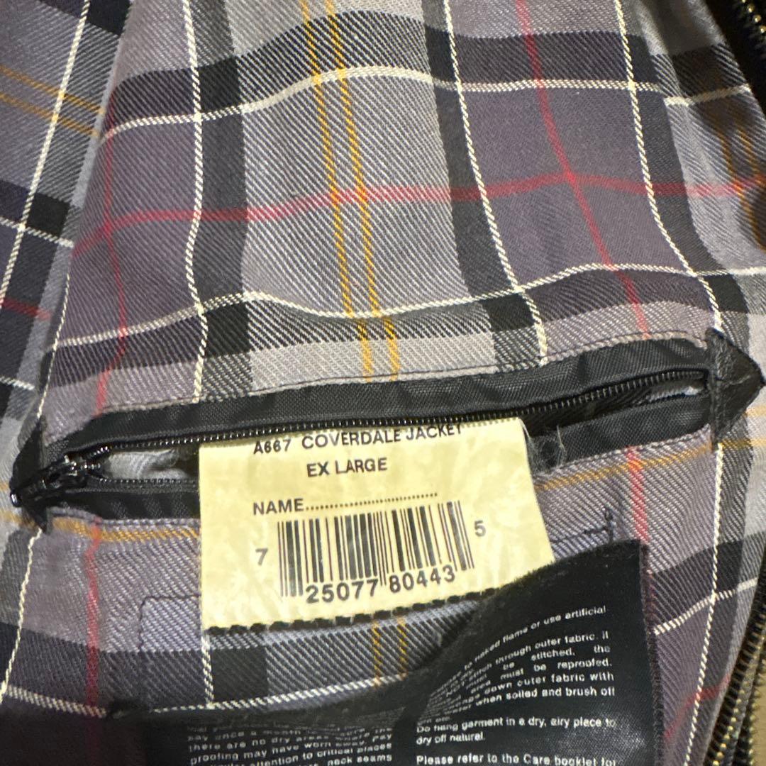 Barbour ダークグレー ジャケット