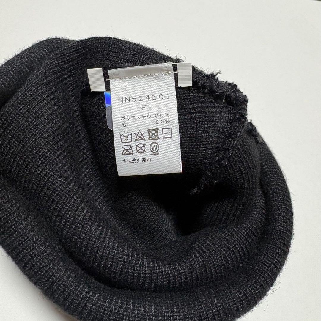 supreme×THE NORTH FACE ニット帽 ブラック
