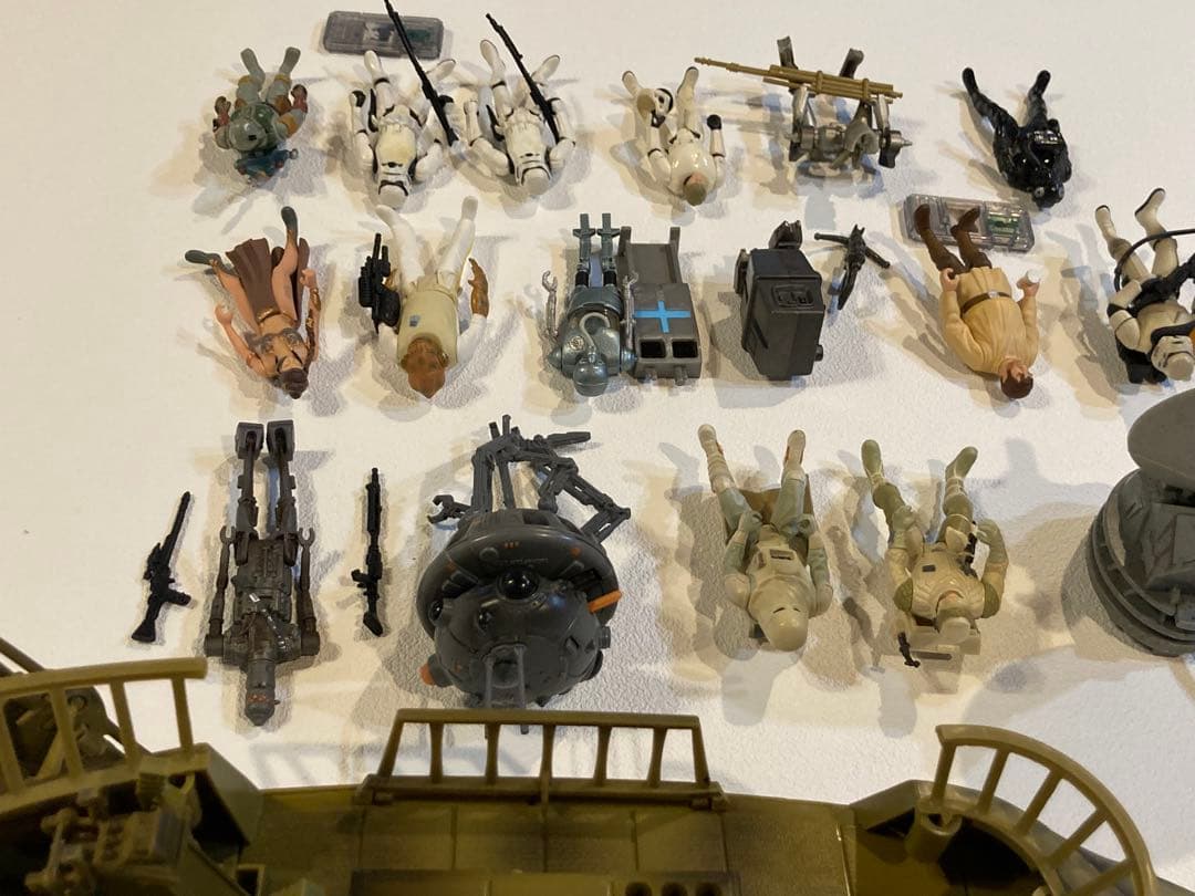 スターウォーズ フィギュア 18体＋タトゥーイン・スキッフ セット ジャンク」