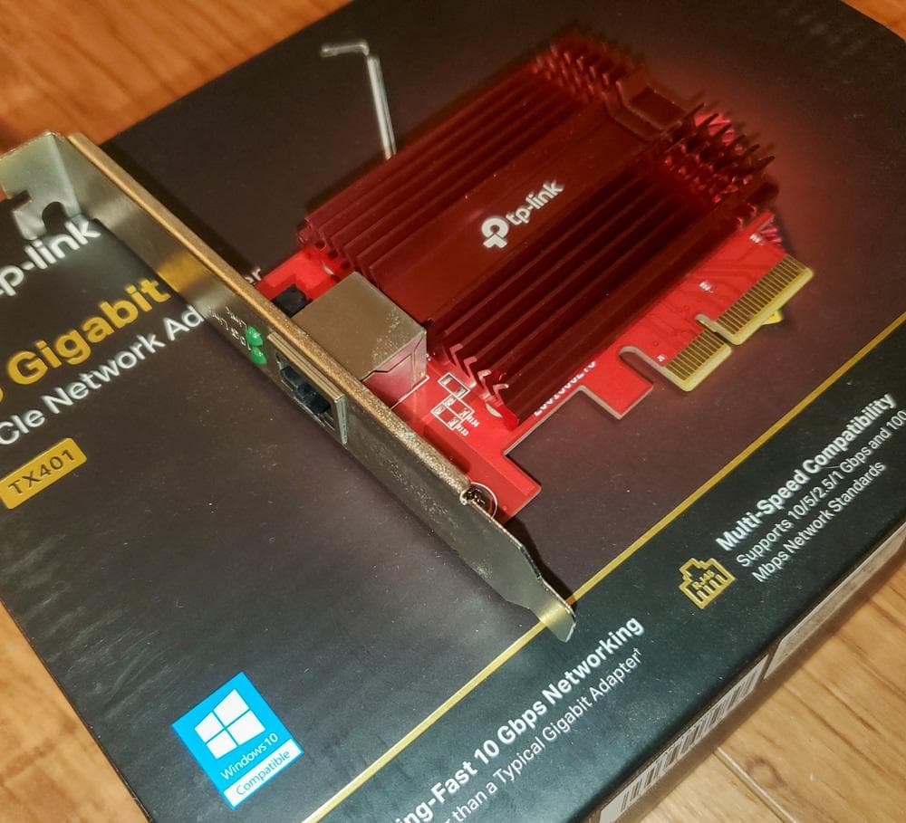 TP-Link TX401 10GbE LANカード PCIe 10G