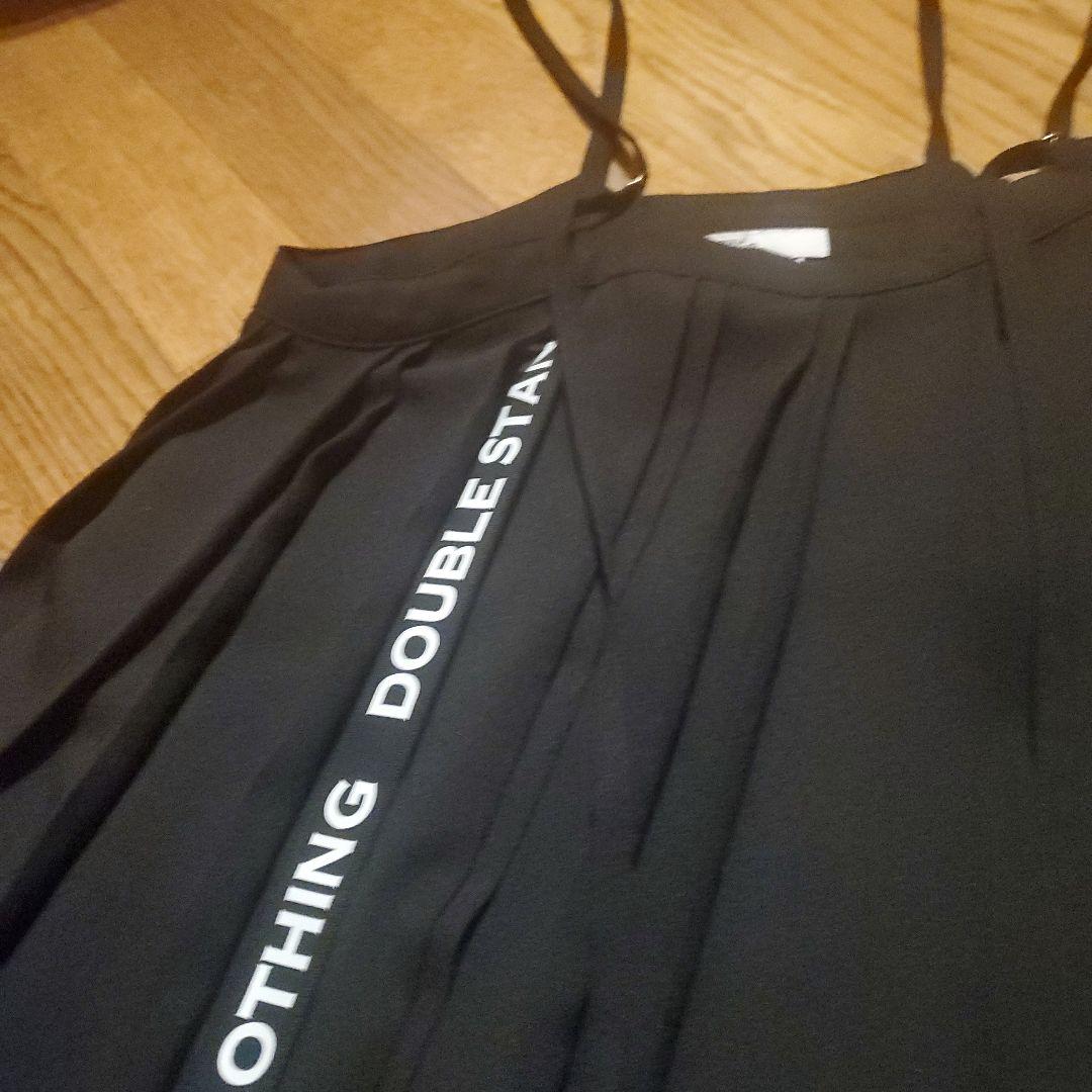 DOUBLE STANDARD CLOTHING プリーツスカート肩紐付き