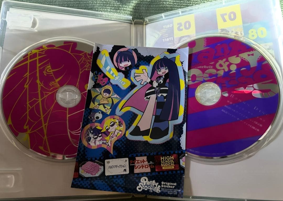 パンティ&ストッキングwithガーターベルト　DVD全6巻専用ボックス冊子6冊
