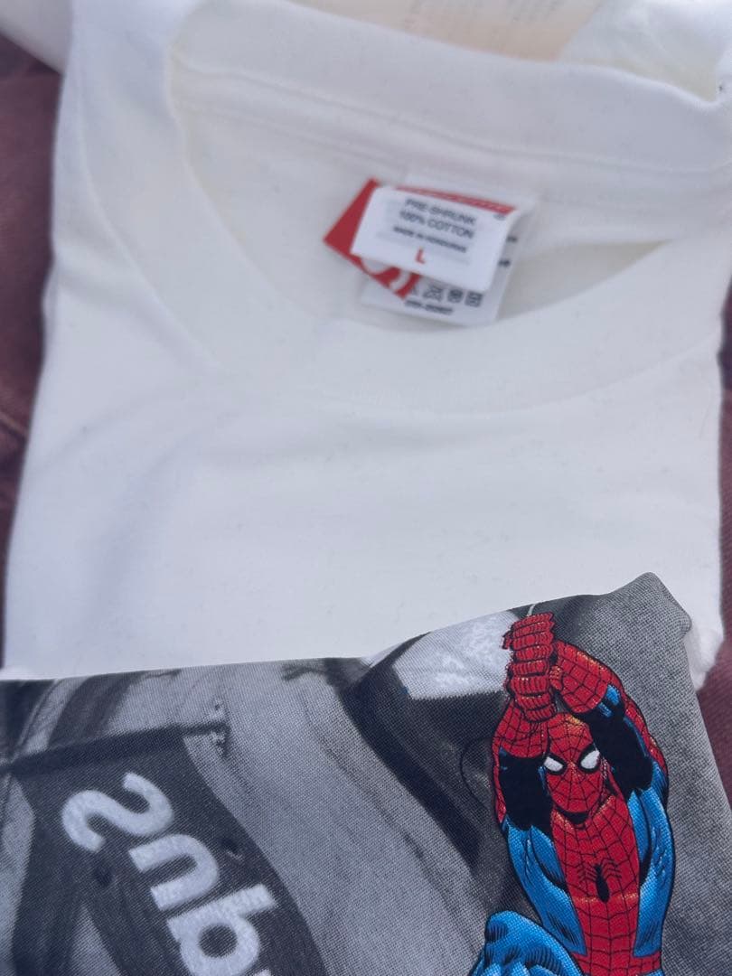Supreme Spider-Man Tee L ホワイト