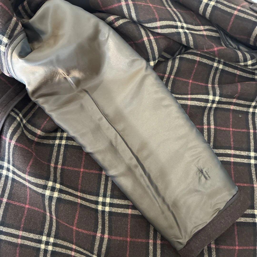 【美品】BURBERRY ダッフルコート ダークブラウン　M カシミヤ混