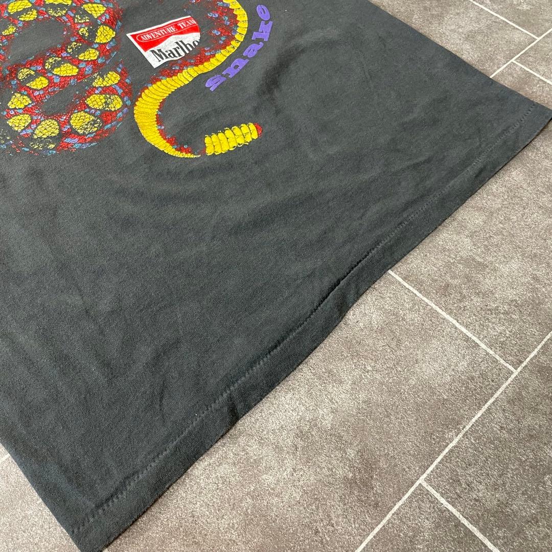 マルボロ 蛇 フェード Tシャツ バックプリント snake pass
