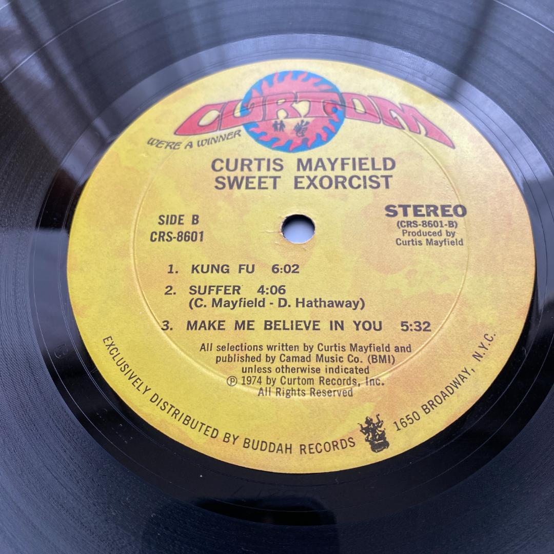 洋楽 LP Curtis Mayfield Sweet Exorcist US ORG