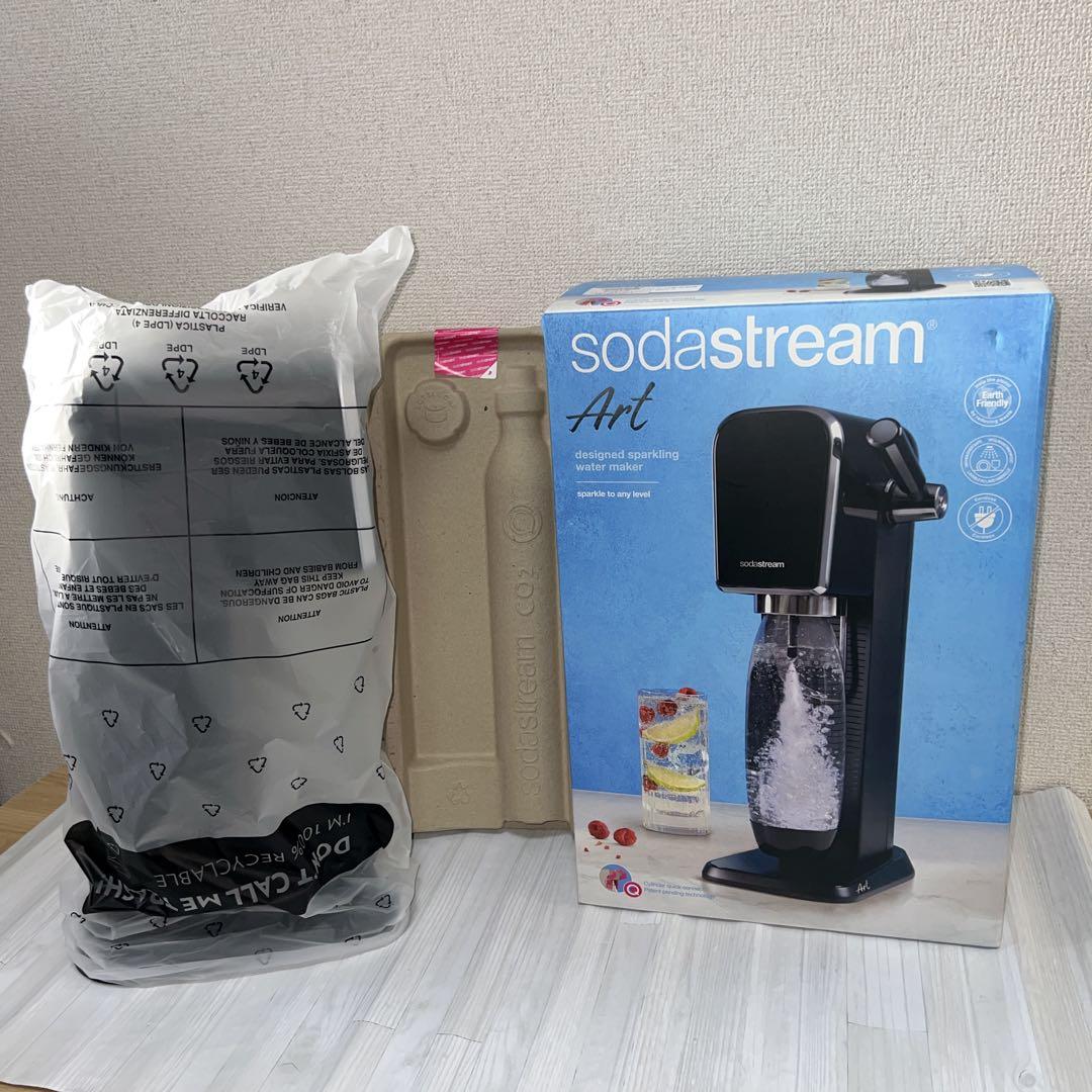 【新品未使用】Art ソーダストリーム アート SSM1092 ブラック炭酸水
