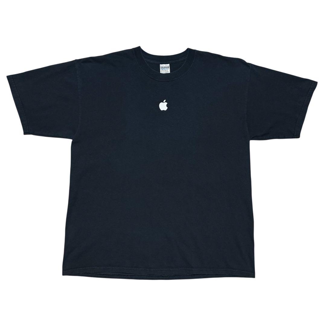 v*い様 希少 XL 00's Apple スモールロゴ Tシャツ 両面
