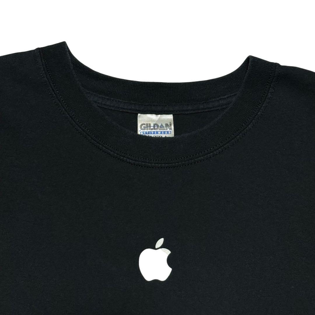 v*い様 希少 XL 00's Apple スモールロゴ Tシャツ 両面