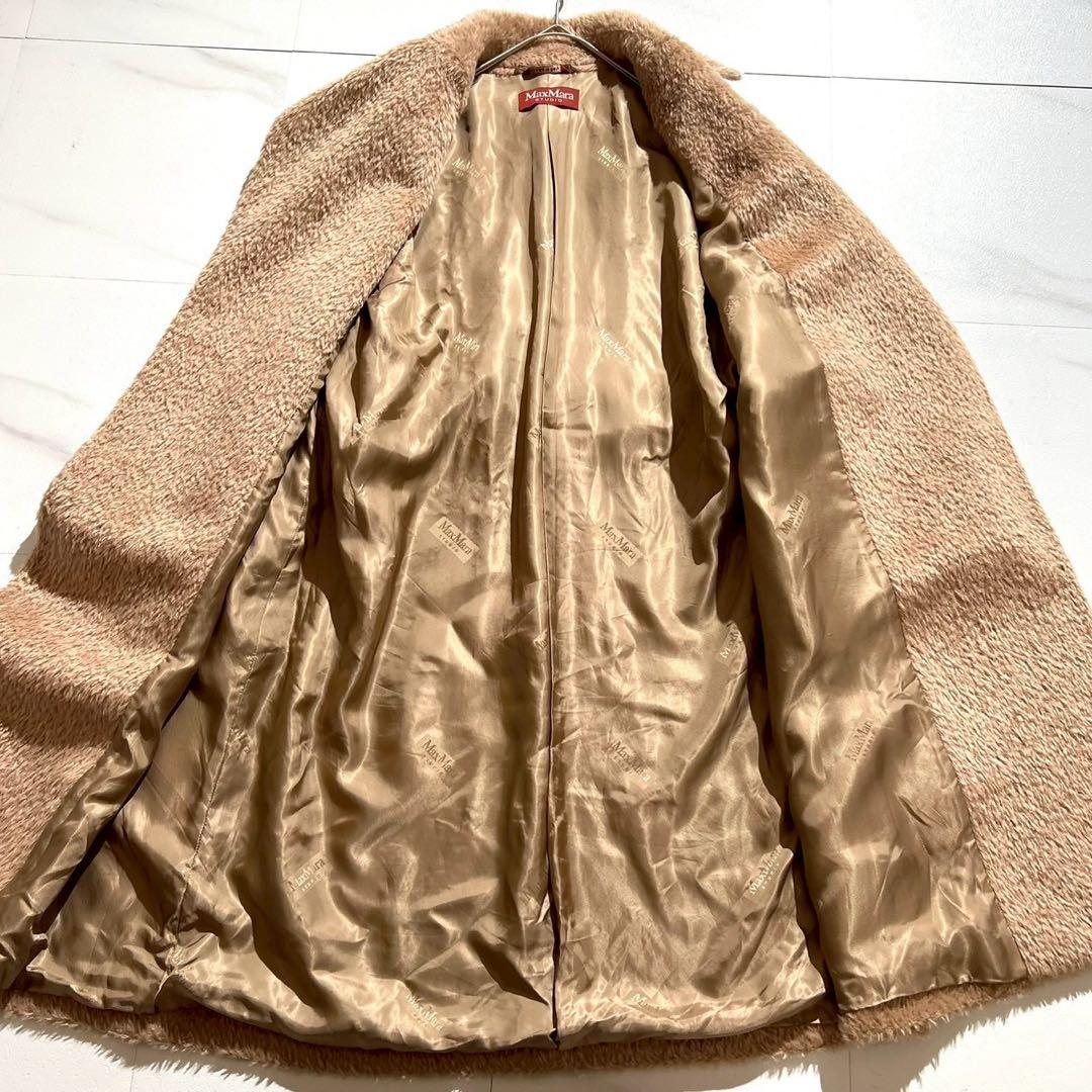 【極美品✨22AW】マックスマーラ マニュエラ キャメル アルパカ シャギー M