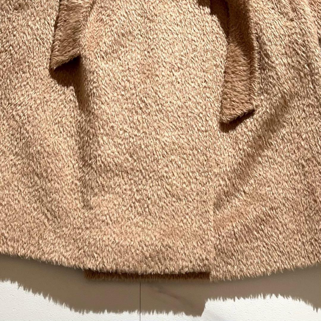 【極美品✨22AW】マックスマーラ マニュエラ キャメル アルパカ シャギー M