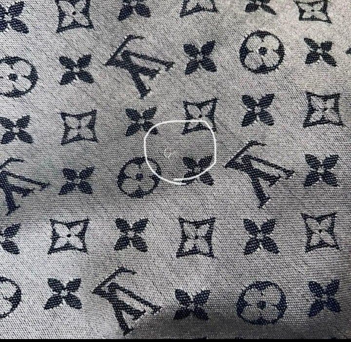 美品LOUIS VUITTON ストール グレーxネイビー140cm×