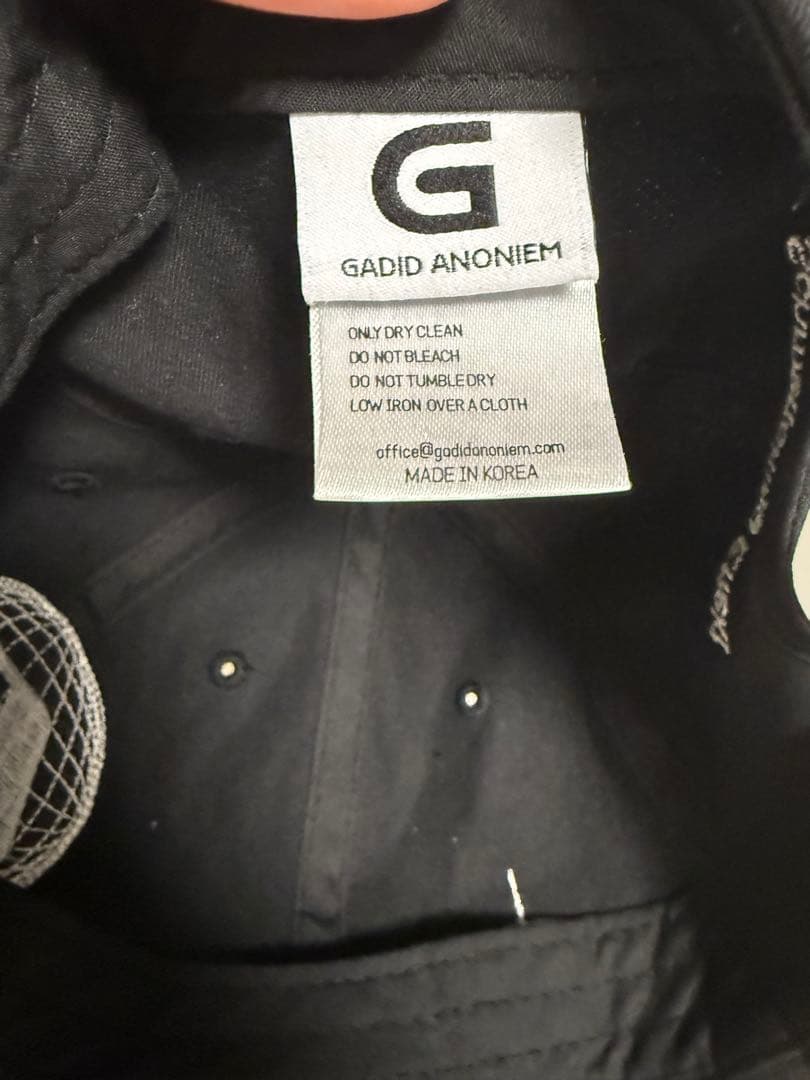 帽子 GADID ANONIEM JOULE BLACK