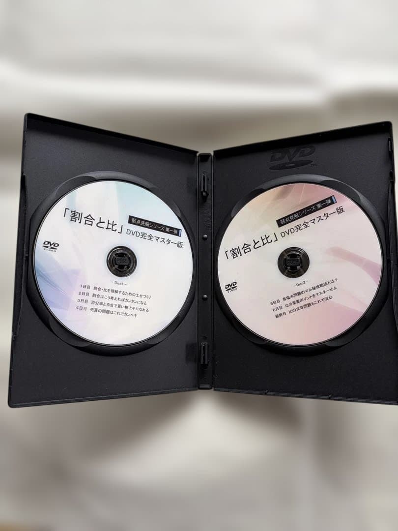 中学受験 弱点克服シリーズ 第一弾 第ニ弾DVD教材セット