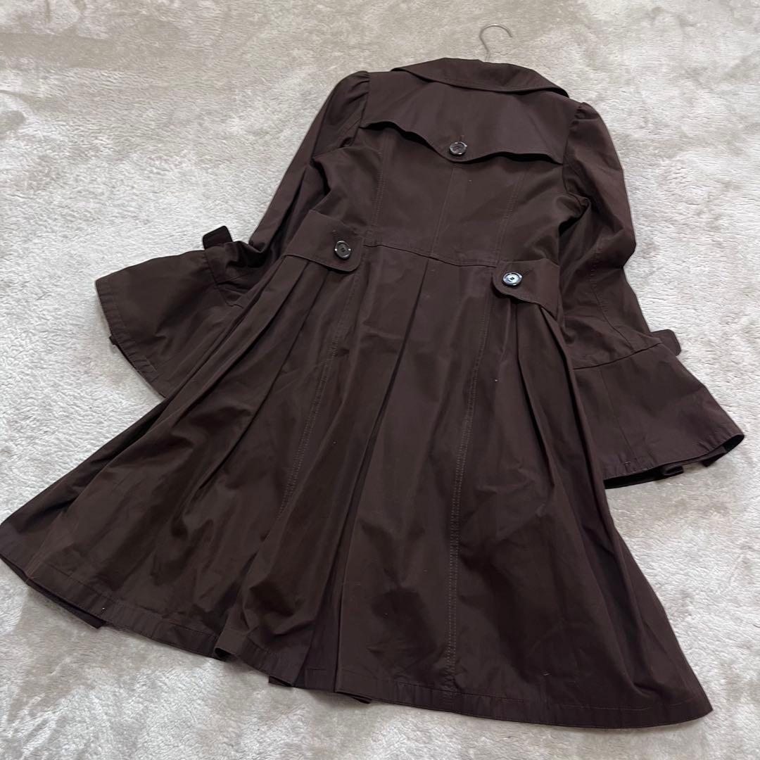 美品　　バーバリー ブルーレーベル　ノバチェック　コットンギャバジン　　コート