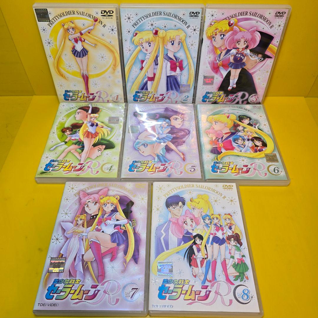 新品ケース交換済み　「美少女戦士セーラームーン　シリーズDVD 全37巻セット