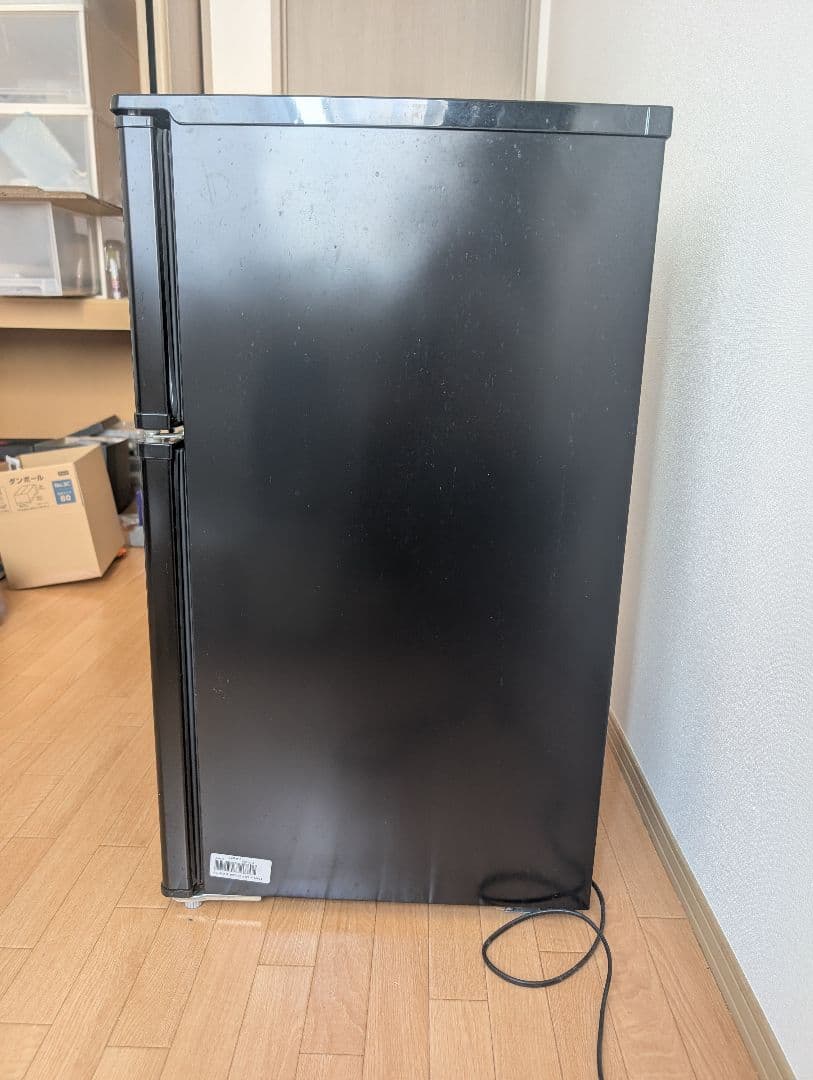 コンフィー 冷蔵庫 90L 2ドア ブラック RCT90BL