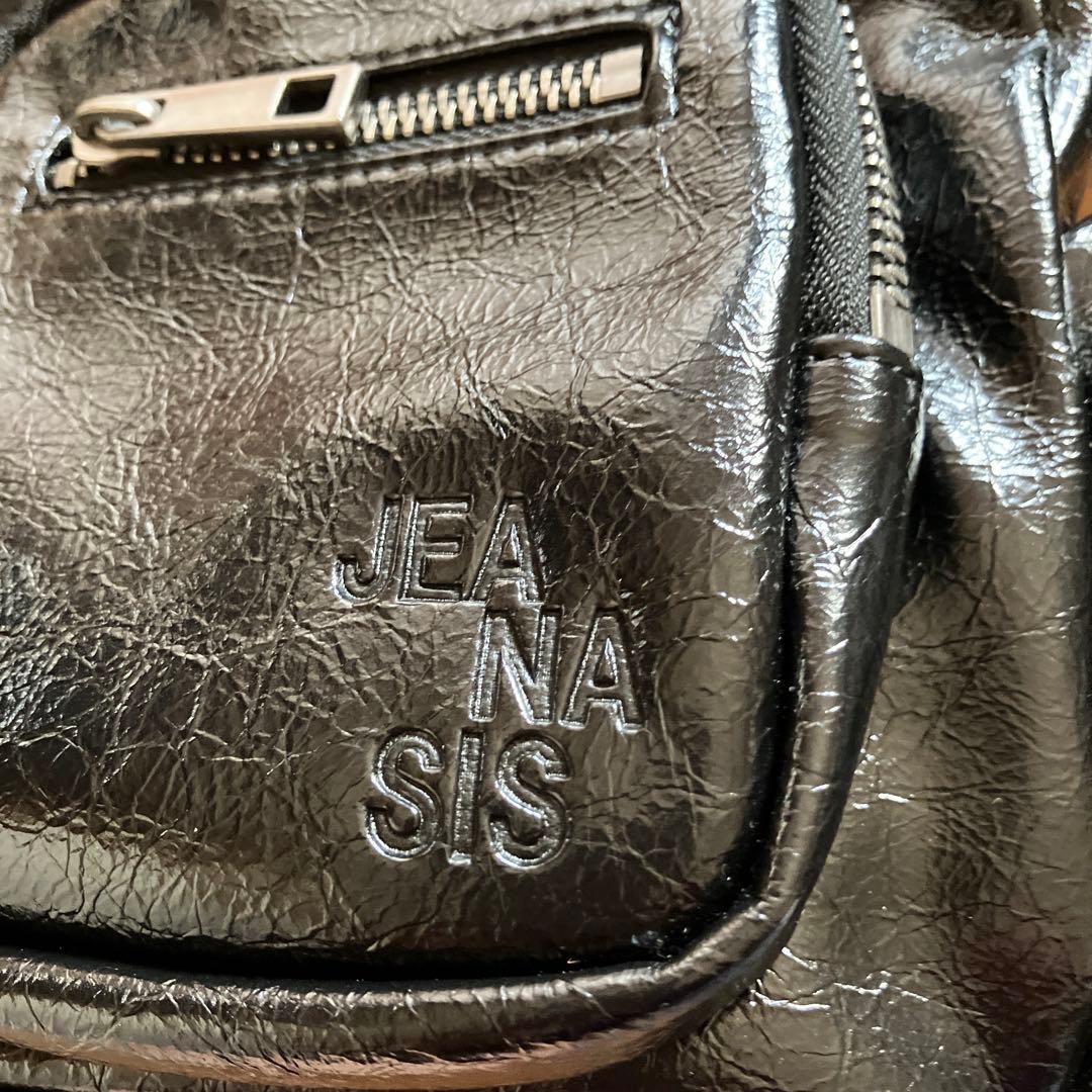 新品未使用　JEANASIS ブラック ショルダーバッグ