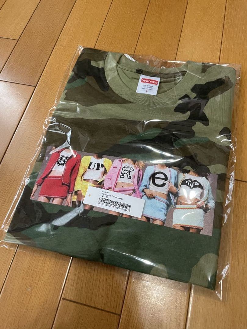 Supreme ウッドランドカモ Tシャツ L