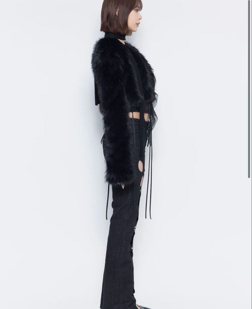 THEREDTHREAD S cutting denim 1 ブラック