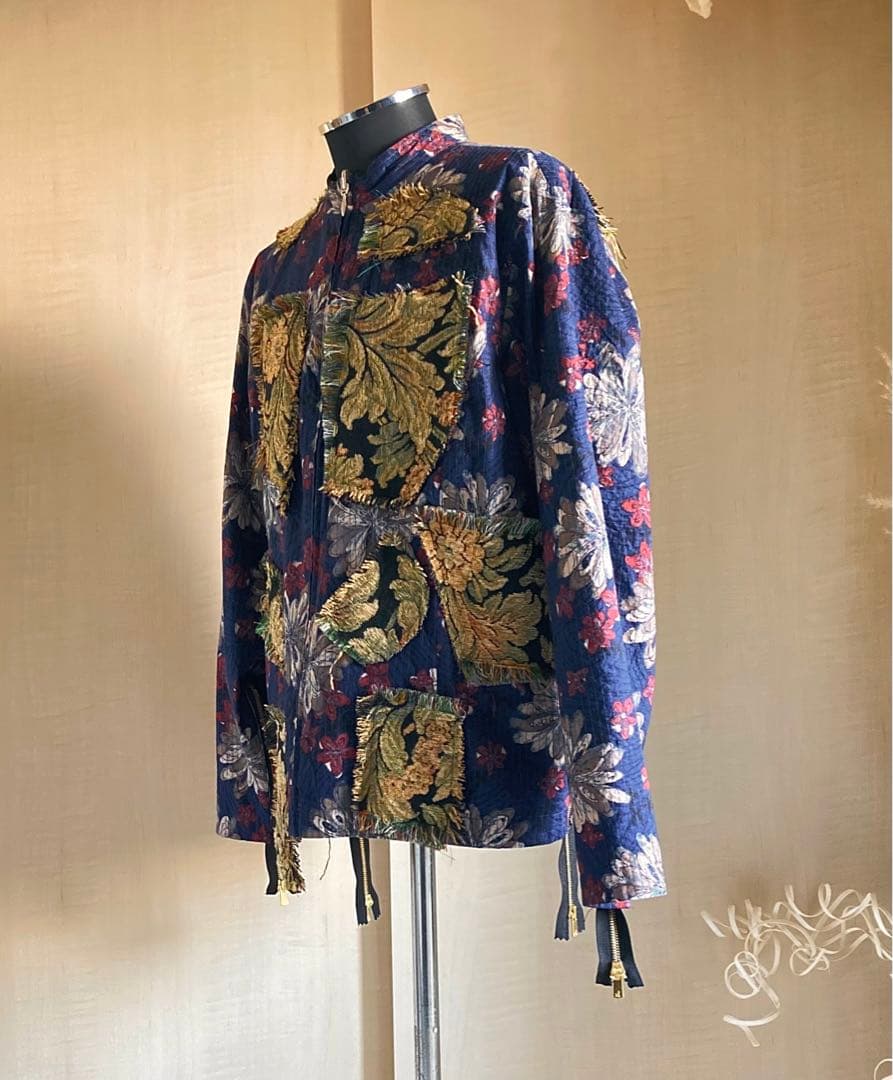 ジャケット・アウター [Fenon] fabric docking blouson